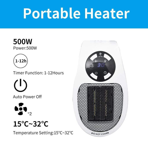 SwiftHeat - 400W Power Mini Wall Heater™