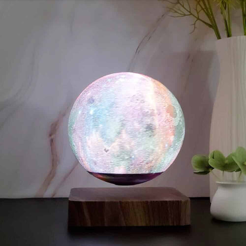 The Levitating Moon Lamp - 3D Printed Model -7 inch Diameter™