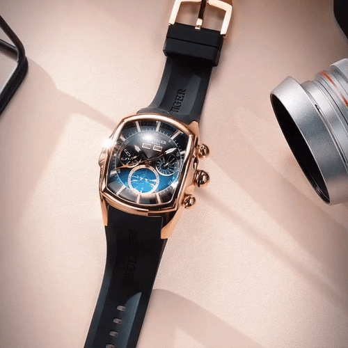 TimeSculpt - Tourbillon Stainless Steel Sports Watch™