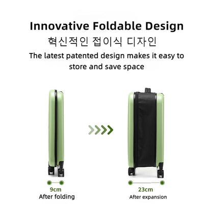 TravelFlex™ - Foldable Roll-On Suitcase - TumTum