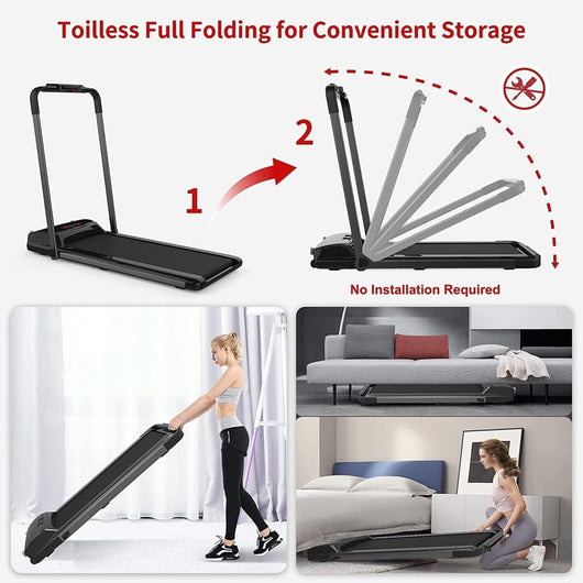 UnderDesk ™ - Home Foldable Portable Smart Treadmill - TumTum
