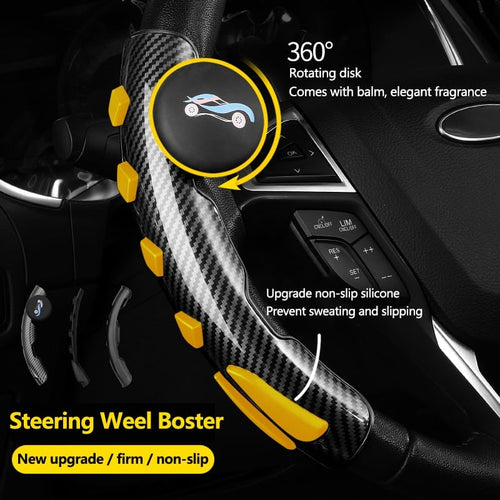 Universal Anti-Slip Car Steering Wheel Booster Cover™