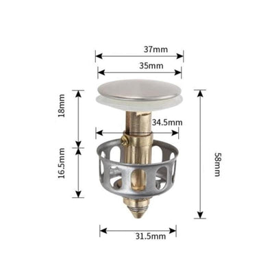 Universal Wash Basin Drain Filter - TumTum