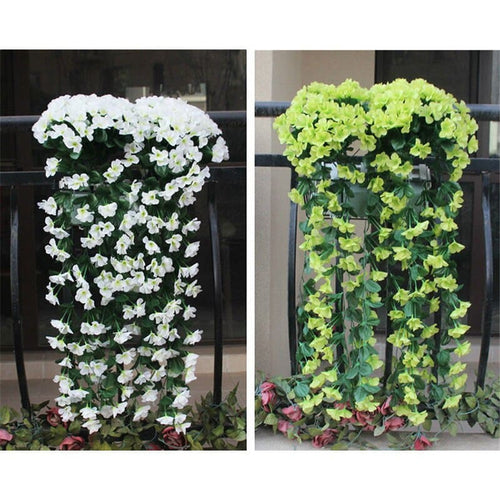 Vivid Artificial Hanging Orchid Bunch™
