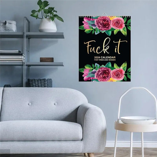 WeeklyChuckles - 2024 Calendar Planner For Tired-Ass Women™