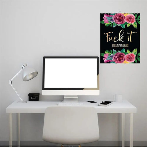 WeeklyChuckles - 2024 Calendar Planner For Tired-Ass Women™
